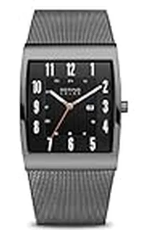 Bering Män Analogt Solar Collection armbandsur medRostfritt stål Armband och Safirglas