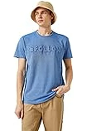 Koton Herr slim fit broderad T-shirt, , S