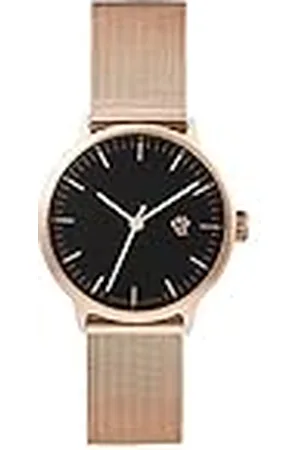 Chpo Unisex vuxen kvartsklocka analog klassisk display och rostfritt stål rem 14233FF, Nando mini ros