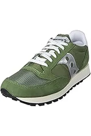 Saucony Jazz Original Vintage, Sneaker Uomo, Green Silver, 42.5 EU