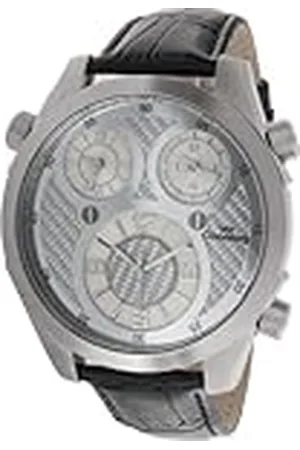 Cronenberg Analog kvartsur med läderrem 12072W1-CB