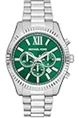 Michael Kors Lexington Herrklocka, kronografverk med armband i rostfritt stål eller läder