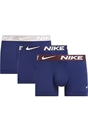 Nike Trunk 3PK Intimo, BV-CLEGE Grå/Blå Void/Bur Crush, L Herr, , L