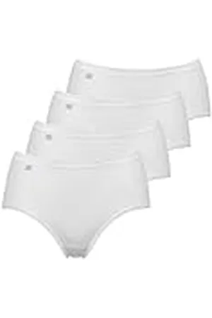 Sloggi Dam 10068837 Trosor, Vit, 40, Paket med 4