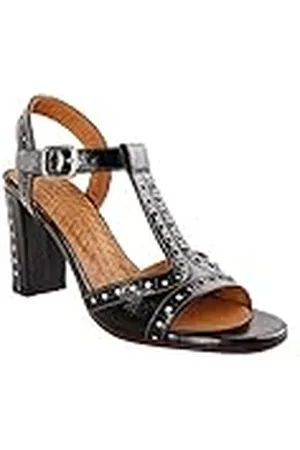 Chie Mihara Dam BA-GANGI42 37 High Heel Sandal, Svart, Vit, EU, , 37 EU