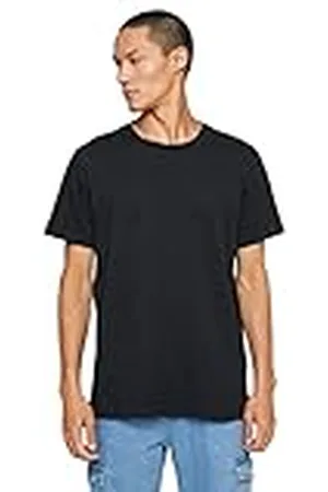 Koton Basic T-Shirt Crew Neck Short Sleeve Cotton, Schwarz (999), S herr, , S