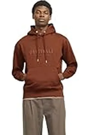 JACK & JONES Jorfrederiksberg Sweat Hood Sn huvtröja för män, , L