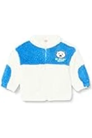 Koton Babypojkar shearling hög hals dragkedja stängning applikation detalj färg block sweatshirt, , 6-9 månader