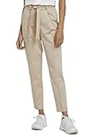 TOM TAILOR Mine to five Damer Mia Slim byxor med knytbälte 1024665, , 40