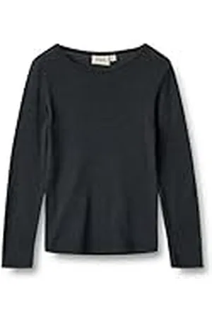 WHEAT Unisex barn merino ull långärmad Alfie Oeko-tex T-shirt, , 110