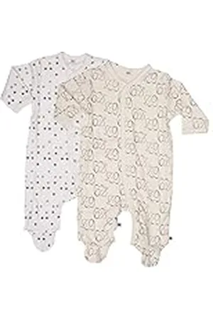 Pippi Unisex baby nattdräkt W/F-knappar 2-pack nattdräkt