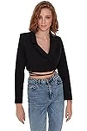 Trendyol Blazer - Brun - Beskär, , 66