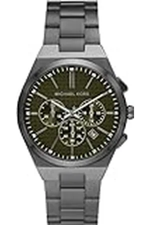 Michael Kors Lennox Herrklocka, kronograf- eller kvartsverk med armband i rostfritt stål eller läder