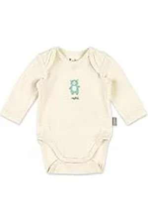 sigikid Unisex baby långärmad av ekologisk bomull för nyfödda flickor och pojkar i storlekarna 50 till 68, underkläder, body för spädbarn, , 56, , 56 cm