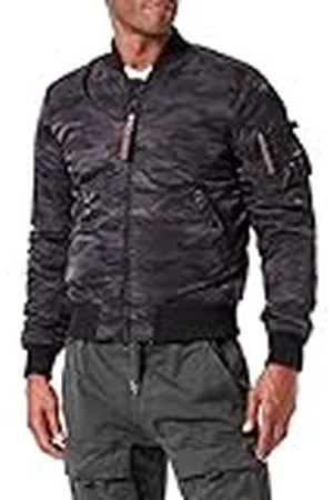 Alpha Industries MA-1 VF 59 Camo Bomberjacka för män Black