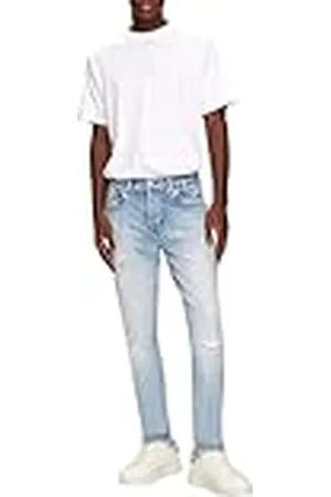 LTB Jeans herr Servando 600 – Tapered Mid Rise Basic-5-ficks ljusblå av bomullsblandning – storlek W38L36, , 38W x 36L