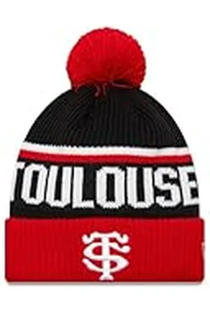 New Era Herr sport stickad stade Toulousain en storlek passar de flesta röda, , one size
