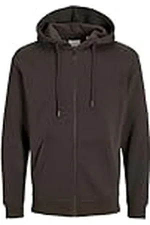 JACK & JONES Regular fit huvjacka huvtröja med dragkedja, enfärgad, dragkedja, tröja, jJEBRADLEY, , M