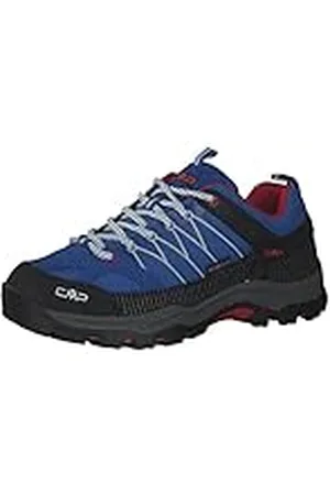CMP Unisex barn Rigel Low Wp trekking & vandringskängor, Cobalto Stone Fire, 41 EU