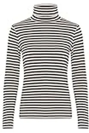Part Two Efinaspw kvinnlig smal passform lång ärm T-shirt, fransk ekrand, S dam, French Oak Stripe, S