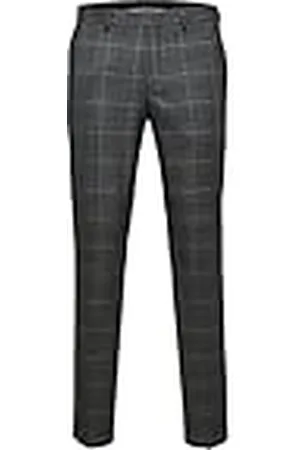 SELECTED Herr Slhslim-mylologan Gry Brw Chk Trs B Noos Hose