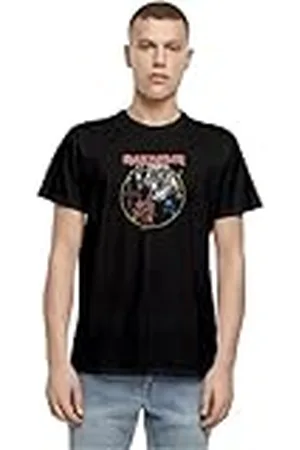Merchcode Herr T-Shirt Iron Maiden – Colours Circle Basic T-shirt, normal passform, bomull 100 percent, XS, , XS