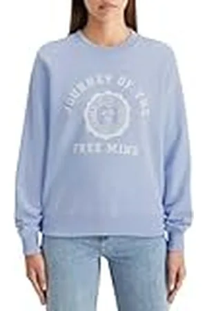 Scotch&Soda Dam bröst konstverk regular fit sweatshirt, , L