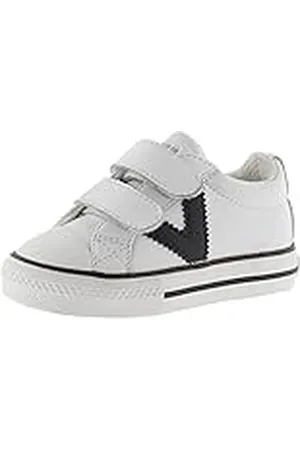 victoria Unisex – barn låg topp 1065162-barn låg topp tribu läderutseende & kontrast och kardborreband, , 38 EU