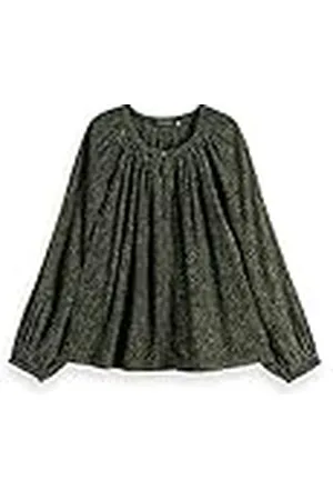 Scotch&Soda Dam tryckt ballongärm broderad topp, , 34