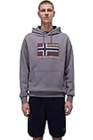 Napapijri Bemiles Hoodie Grå Storlek XL, , XL