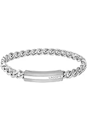 Lacoste Mäns ADVENTURER kollektion kedjearmband - 2040091, En storlek, Rostfritt stål, Ingen ädelsten
