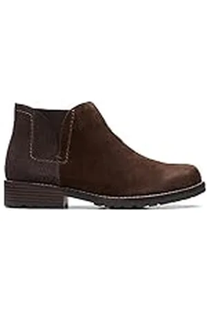 Clarks Clarkwell Demi Chukka stövlar för kvinnor, Dark Brown Combi, 36 EU, , 36 EU