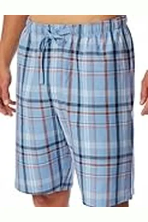 Schiesser Korta sovbyxor för män + avslappnade pyjamasunderdel, havsblå_182191, 52, , 52