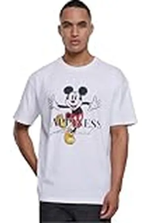 Mister Tee Upscale unisex T-shirt Disney 100 Musse Lycka oversize te, unisex t-shirt med tryck, överdimensionerad passform, , 3XL