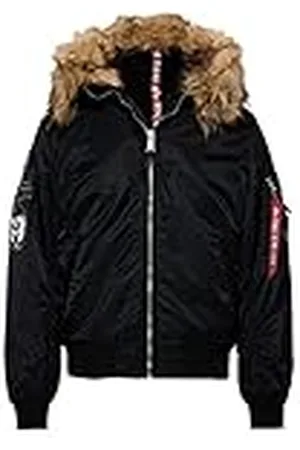 Alpha Industries MA-1 Arctic Bomber Jacket med huva för män