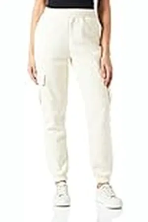 Urban classics Dam hög midja cargo sweatpants träningsbyxor, , XXL