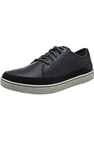 Clarks Hodson Lace sneakers för män, Marinblå läder, 44 EU