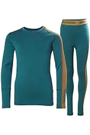 Helly Hansen Unisex barn Jr Lifa Merino medelvikt set baslager set, , 12 år