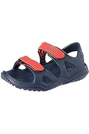 Crocs Unisex Barn Sandal, Navy Flame, 22/23 EU