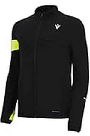 macron Herr Run Fcc Amos 3D stretch hel dragkedja tröja man blk/Nyel sweatshirt, , L, , L