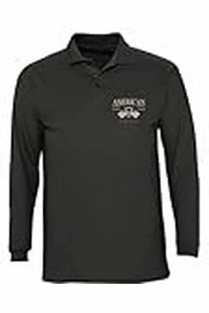 American College American College långärmad polotröja herr storlek S modell AC8 100% bomull, , S