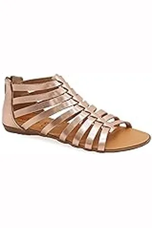 Emmanuela Handcrafted For You Emmanuela antik grekisk stil anlkle sandaler med hög läder, handgjorda gladiatorsandaler, kvalitetsremmar sommarskor med dragkedja på axeln, boho öppen tå sandaler, , 40 EU