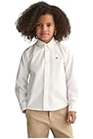GANT Unisex barn Shield Oxford Bd skjorta, , 92