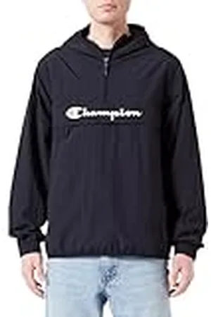 Champion Legacy Outdoor Spring-Summer Contrast Logo WR Taslon Hooded Jacka, , XL Herr SS24, , XL