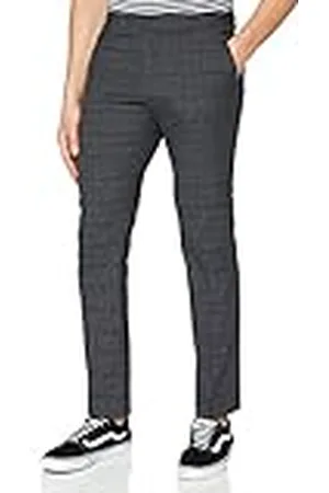 SELECTED Utvald hem herr slhslim-cellogan Grey Check TRS B Noos kostymbyxor