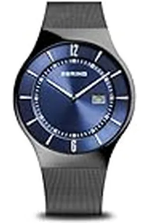 Bering Män analog digital kvarts klocka med rostfritt stål armband 51640-227-A