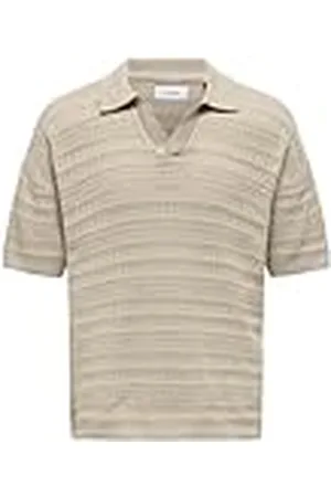 Only & Sons ONSGRAYSON DS 5 CHOCHET Polo Knit, , XXL