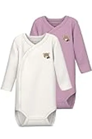 NAME IT Namn it baby dam Nbfnedria 2P Ls Wrap Body, White Alyssum, Numeric_80 (2-pack), , numeric_80