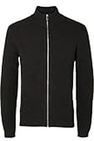 SELECTED SELETED HOMME Slhvince Ls Knit Bubble Full Zip Noos, , M