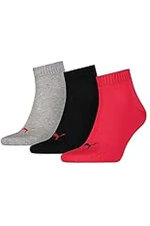 PUMA Unisex vanliga kvartsstrumpor (3-pack), , 47/49 EU